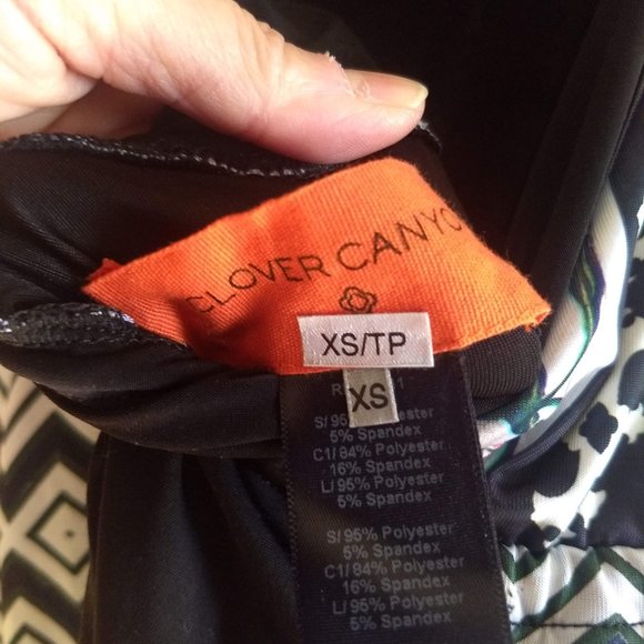 RARE Clover Canyon strappy geometric halter dress EUC - Picture 6 of 9